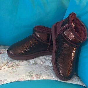 UGG Mirror Ball Wild Grape Boots